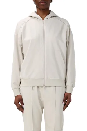 Brunello Cucinelli Dames, Sweatshirts & Hoodies, Wit, Maat: S