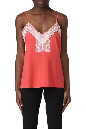 Twin-Set Dames, Tops, Rood, Maat: 2XS Zijde