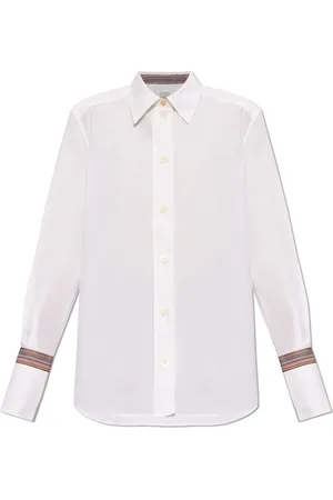 Paul Smith Dames, Blouses & Shirts, Wit, Maat: S Katoen