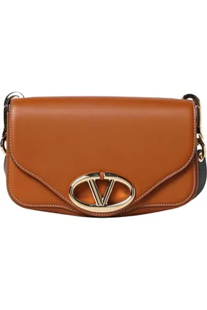 VALENTINO GARAVANI Dames, Tassen, Bruin, Maat: ONE Size Leer