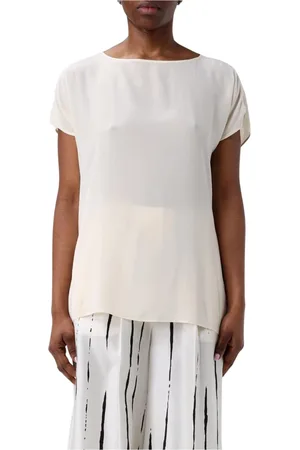 ALYSI Dames, Blouses & Shirts, Wit, Maat: L Zijde