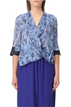Emporio Armani Dames, Blouses & Shirts, Blauw, Maat: XS