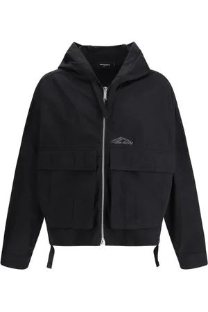 Dsquared2 Heren, Jassen, Zwart, Maat: M Katoen