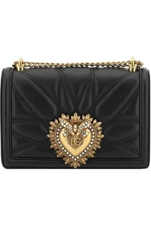 Dolce & Gabbana Dames, Tassen, Zwart, Maat: ONE Size Leer