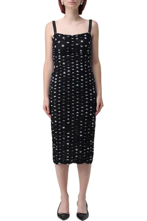 Dolce & Gabbana Dames, Jurken, Zwart, Maat: 2XS Poliester