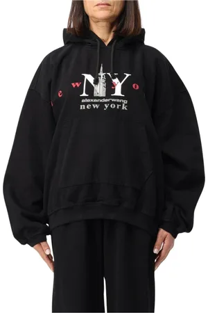 Alexander Wang Dames, Sweatshirts & Hoodies, Zwart, Maat: XS Katoen