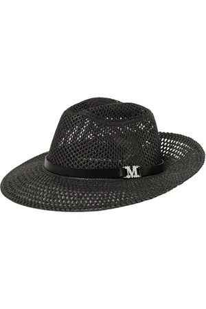 Max Mara Dames, Accessoires, Zwart, Maat: 57 CM Leer