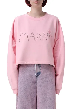 Marni Dames, Sweatshirts & Hoodies, Roze, Maat: XS Katoen