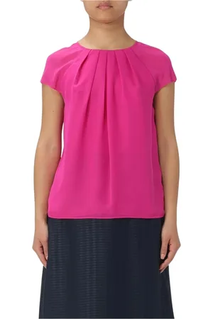 Emporio Armani Dames, Blouses & Shirts, Roze, Maat: XS Zijde