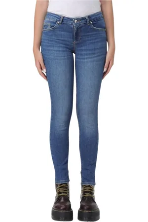 Liu Jo Dames, Jeans, Blauw, Maat: W32 Katoen