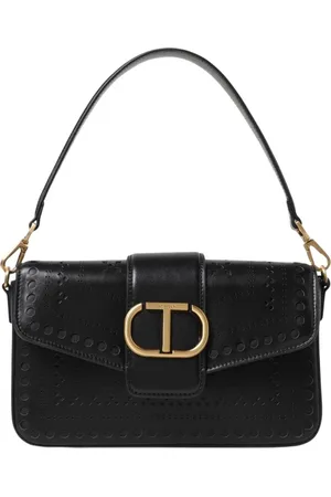 Twin-Set Dames, Tassen, Zwart, Maat: ONE Size Leer