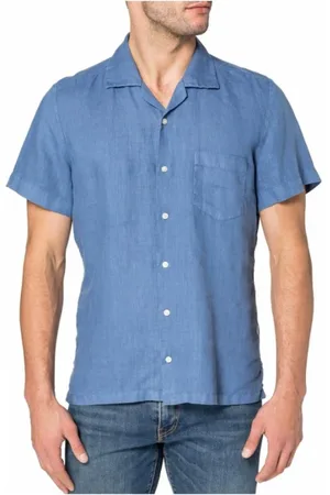 HUGO BOSS Heren, Overhemden, Blauw, Maat: L