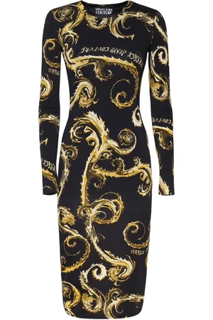 VERSACE Dames, Jurken, Veelkleurig, Maat: S