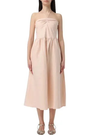 Armani Exchange Dames, Jurken, Roze, Maat: XS Linnen