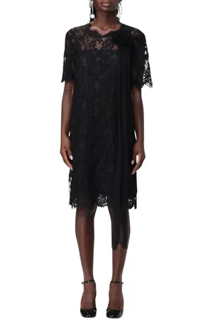 ERMANNO SCERVINO Dames, Jurken, Zwart, Maat: XS Chiffon