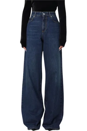 Alexander McQueen Dames, Jeans, Blauw, Maat: W25 Katoen