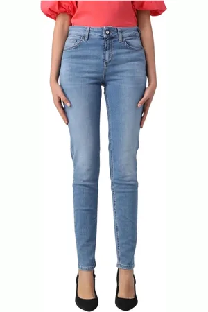 Liu Jo Dames, Jeans, Blauw, Maat: W25 Katoen