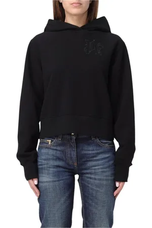 Palm Angels Dames, Sweatshirts & Hoodies, Zwart, Maat: XS Katoen
