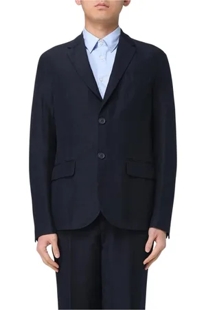 Armani Exchange Heren, Pakken, Blauw, Maat: S Linnen