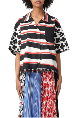 Msgm Dames, Blouses & Shirts, Veelkleurig, Maat: XS Katoen