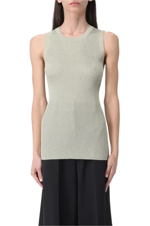 Fabiana Filippi Dames, Tops, Groen, Maat: L Viscose