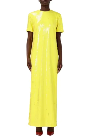 Msgm Dames, Jurken, Geel, Maat: XS