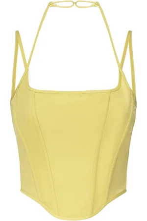Pinko Dames, Tops, Geel, Maat: M
