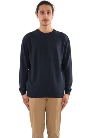 Daniele Fiesoli Heren, Truien, Blauw, Maat: 3XL Katoen