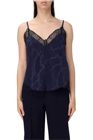 Zadig & Voltaire Dames, Tops, Blauw, Maat: M