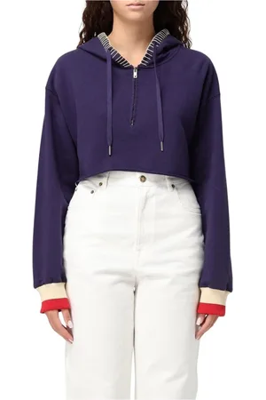 Golden Goose Dames, Sweatshirts & Hoodies, Blauw, Maat: M Katoen