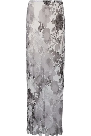 Patrizia Pepe Dames, Rokken, Grijs, Maat: S Viscose