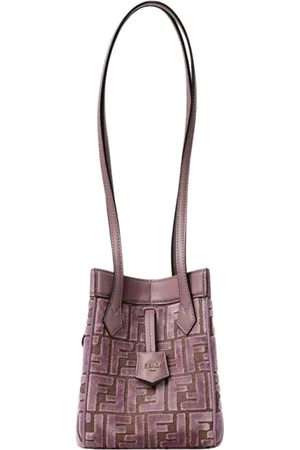 Fendi Dames, Tassen, Paars, Maat: ONE Size Leer