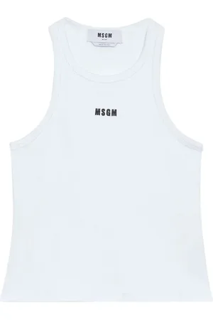 Msgm Dames, Tops, Wit, Maat: XS