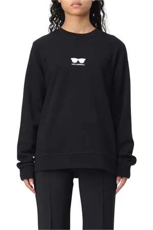 Karl Lagerfeld Dames, Sweatshirts & Hoodies, Zwart, Maat: S