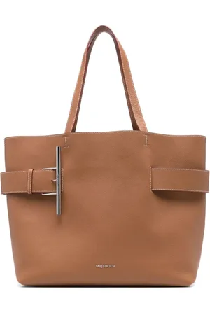Alexander McQueen Dames, Tassen, Bruin, Maat: ONE Size Leer