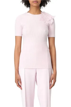 Elisabetta Franchi Dames, Truien, Roze, Maat: M Viscose