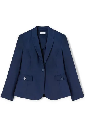 Motivi Dames, Jassen, Blauw, Maat: S Katoen