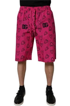 Dolce & Gabbana Heren, Korte broeken, Roze, Maat: M Katoen