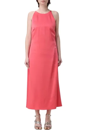 HUGO BOSS Dames, Jurken, Oranje, Maat: 4XS