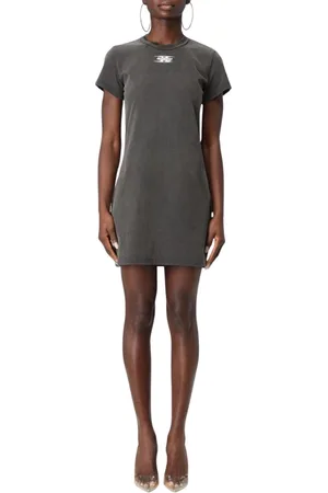 Alexander Wang Dames, Jurken, Bruin, Maat: S Katoen
