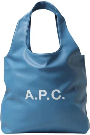A.P.C. Dames, Tassen, Blauw, Maat: ONE Size Leer
