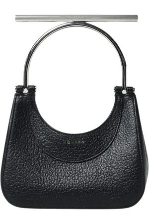 Alexander McQueen Dames, Tassen, Zwart, Maat: ONE Size Leer