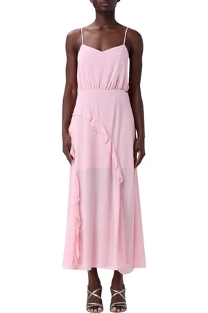 Armani Exchange Dames, Jurken, Roze, Maat: S Chiffon
