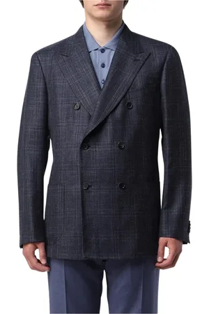 BRIONI Heren, Pakken, Blauw, Maat: XL Wol