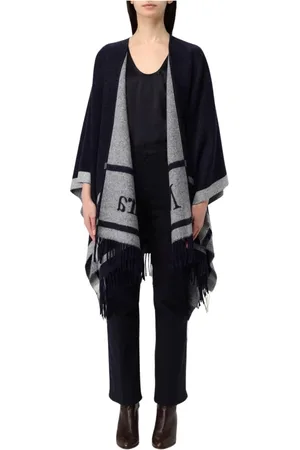 Max Mara Dames, Jassen, Blauw, Maat: ONE Size Wol
