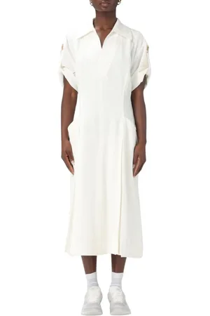 Bottega Veneta Dames, Jurken, Wit, Maat: S