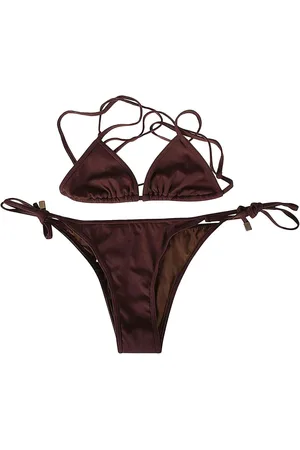 The Attico Dames, Badkleding, Bruin, Maat: L