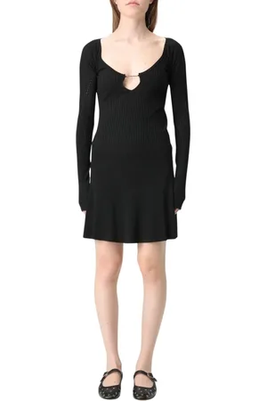 Jacquemus Dames, Jurken, Zwart, Maat: 2XS