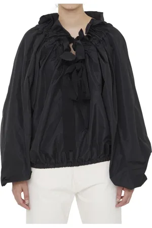 Patou Dames, Blouses & Shirts, Zwart, Maat: 3XS Poliester
