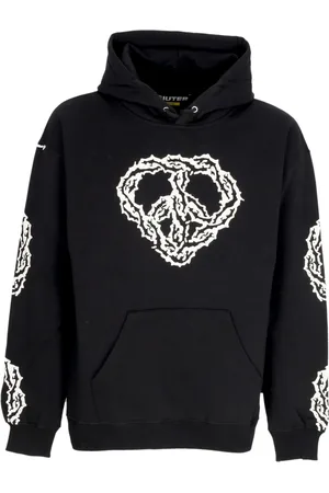 IUTER Heren, Sweatshirts & Hoodies, Zwart, Maat: S Katoen